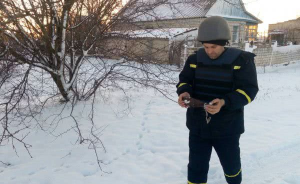Знищено мінометну міну, виявлену в одному з сіл Голопристанського району