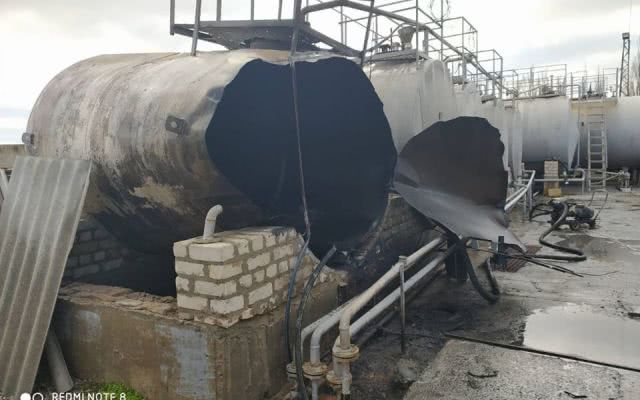 На Херсонщине во время взрыва на АЗС пострадали два человека