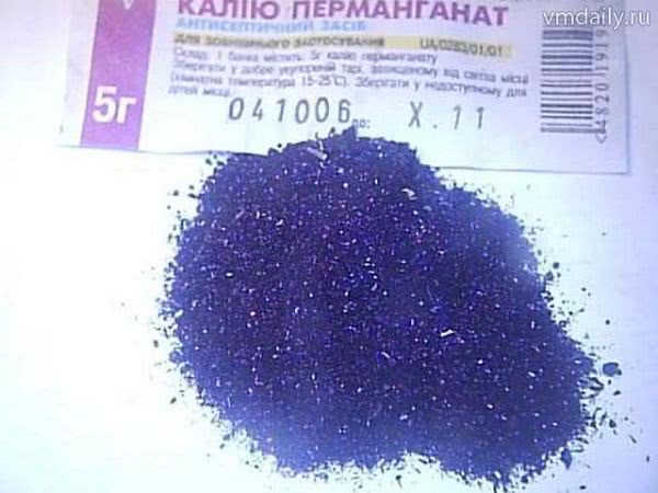 У женщины не получилось вывезти из Украины в Крым марганцовку