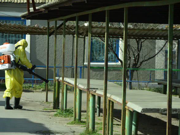 На Херсонщине проводят профилактическую дезинфекцию рынков