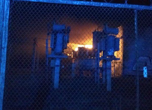У Херсоні ліквідовано пожежу двох трансформаторних підстанцій