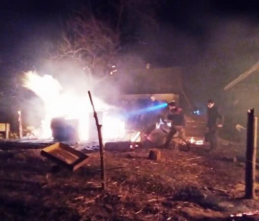 Устанавливают причину ночного пожара в Малой Лепетихе