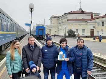 У Херсоні зустрічали переможців чемпіонату Європи з вільної боротьби