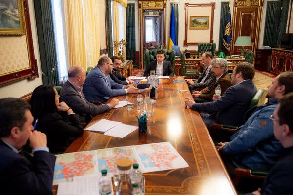 Встреча Зеленского с представителями медиагрупп