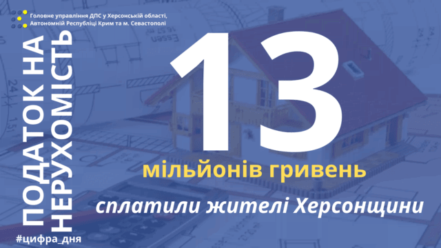 Херсонцы перечислили общинам 13 млн. гривен за недвижимость