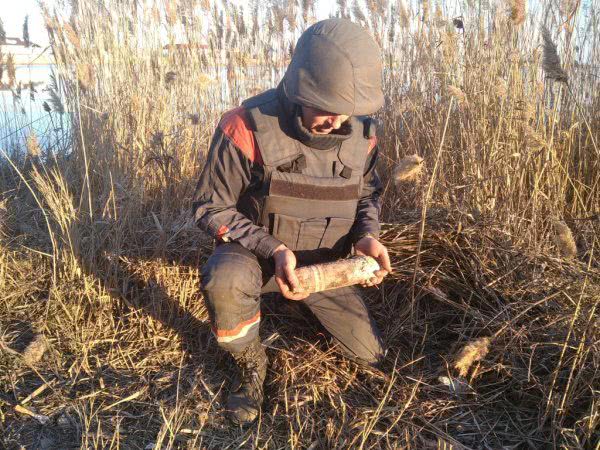 Піротехніками обласної ДСНС знищено чергову вибухонебезпечну знахідку