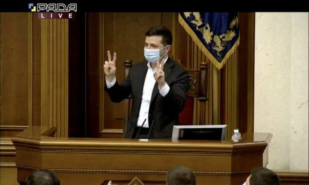 Владимир Зеленский \\ скриншот телеканал Рада