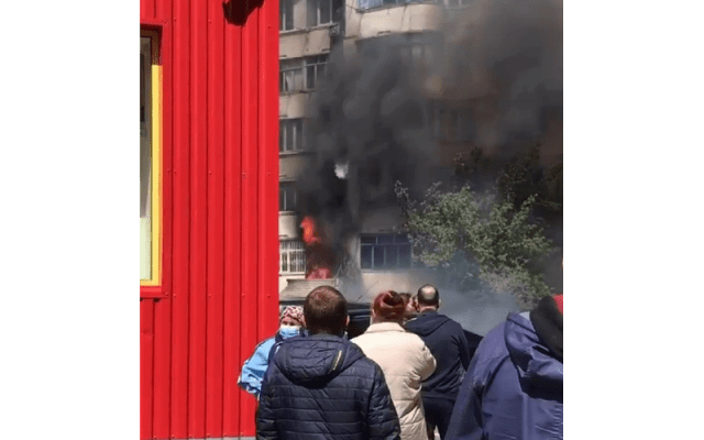 В Херсоне на Острове горит квартира