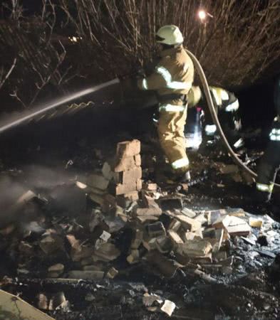 В Антоновке пожар уничтожил жилой дом