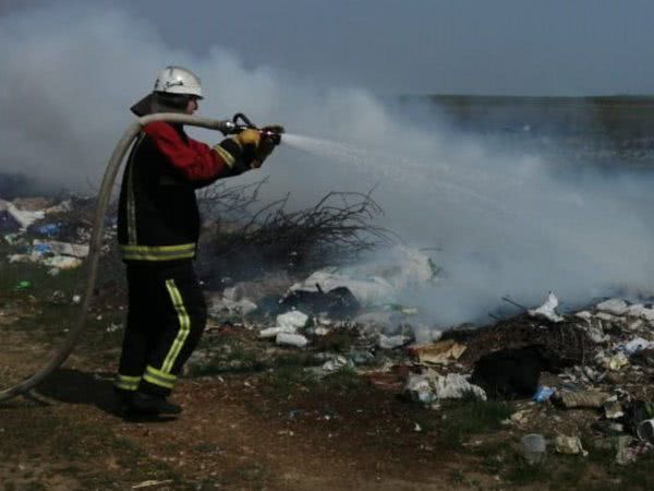 За минулу добу в області ліквідовано три випадки загоряння сухої трави та сміття