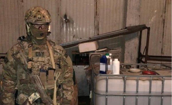 На Херсонщині припинено масштабне виробництво контрафакту дезінфікуючих засобів