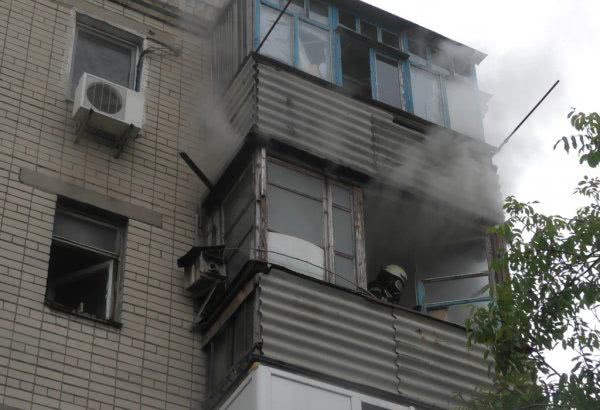 У Херсоні через необережне поводження з вогнем ледь не згоріла квартира