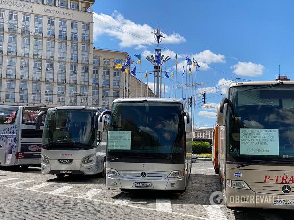 Акция протеста перевозчиков