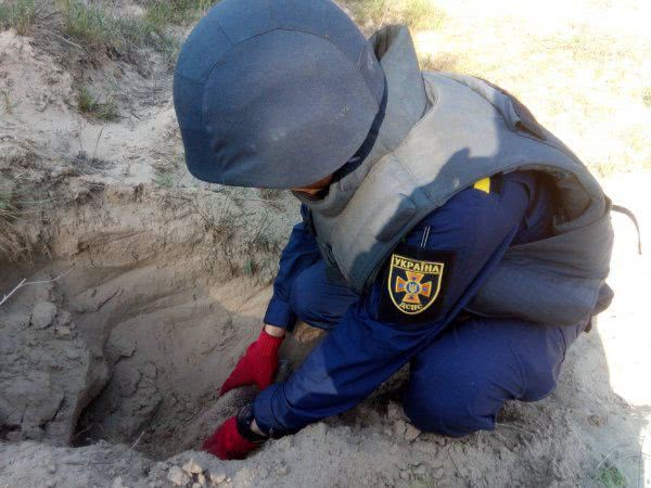 У Білозерському районі знищено артснаряд часів минулих війн
