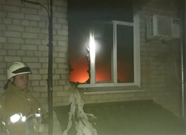У Херсоні рятувальники ліквідували пожежу в офісному приміщенні