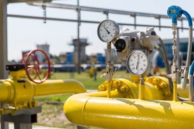 Цена газа на украинской бирже рекордно упала