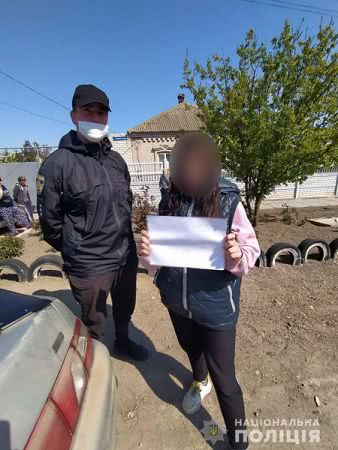 У Генічеському районі поліцейські упродовж години розшукали 16-річну неповнолітню
