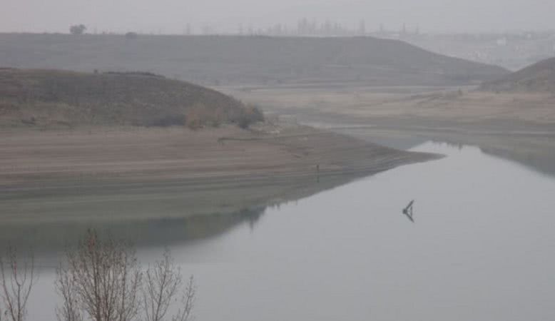 Белогорское водохранилище осенью 2015 года