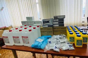 Дар’ївська виправна колонія придбала дезінфікуючі засоби