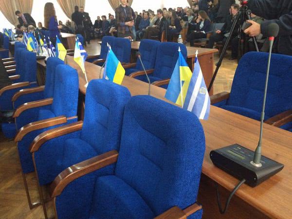 Сессия Херсонского городского совета не состоялась