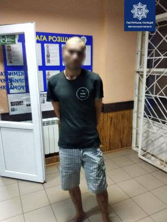 Патрульні затримали херсонця, який перебуває під цілодобовим домашнім арештом