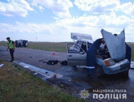 Поліція встановлює обставини ДТП з трьома загиблими у Новотроїцькому районі