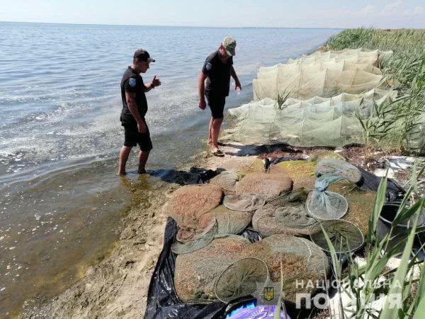 Водна поліція Херсонщини викрила браконьєрів на території  Національного природнього парку