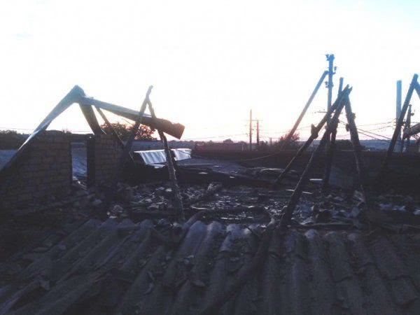 На Херсонщині вночі палала крамниця