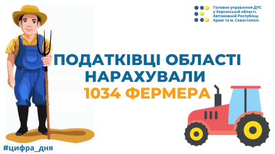 Податківці області нарахували 1034 фермера