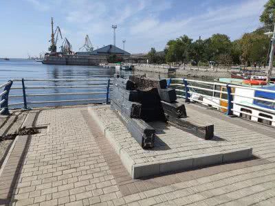 В Херсоне украли пушку