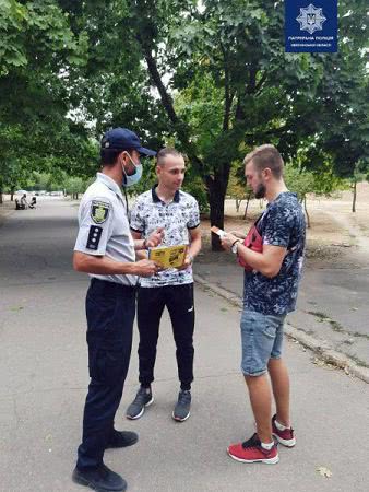 Акция от херсонских патрульных прошла на выходных