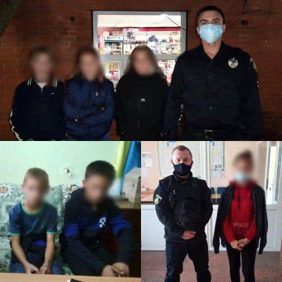 За вихідні дні поліцейські Херсонщини розшукали та повернули додому 7 неповнолітніх