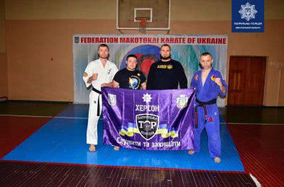 Херсонський ТОРівець взяв участь у навчально-тренувальному факультативі з Макотокай карате