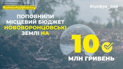 Нововоронцовські землі поповнили на 10 мільйонів гривень  місцевий бюджет