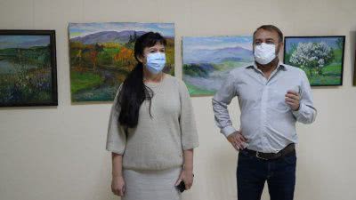 У Херсонському обласному онкологічному диспансері відкрила персональну виставку талановитого херсонця