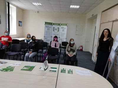Херсонськы студенти дотримуються маскового режиму