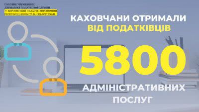 Для каховчан працює Центр обслуговування платників