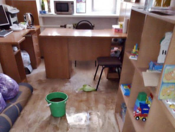 Аварія трубопроводу системи опалення спричинила значний збиток