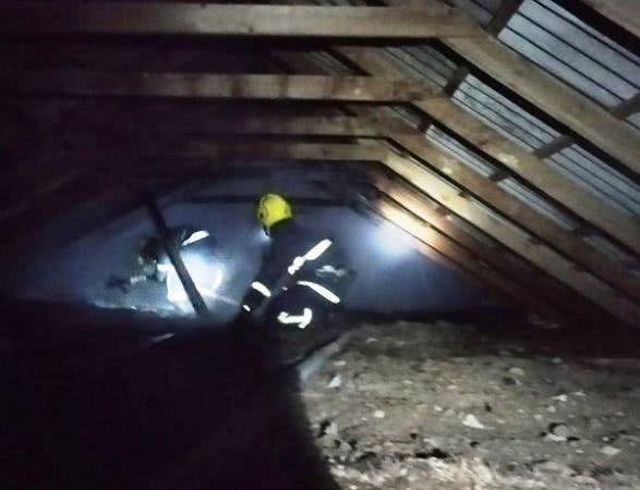 У Каховському районі палало приватне домогосподарство