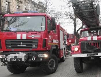 У старому центрі Херсона горів багатоквартирний будинок