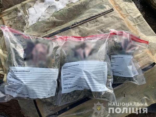 Полицейские изъяли пистолет и каннабис у двух жителей Херсонского района