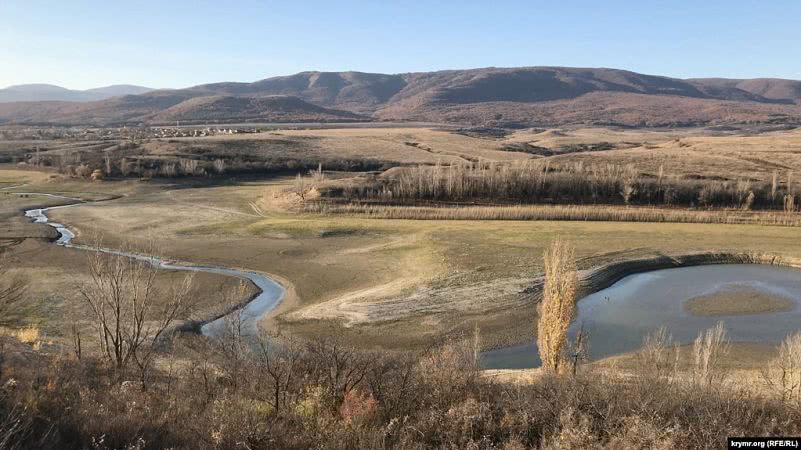 Водохранилища мелеют, вода уходит... Карта вододефицита Крыма