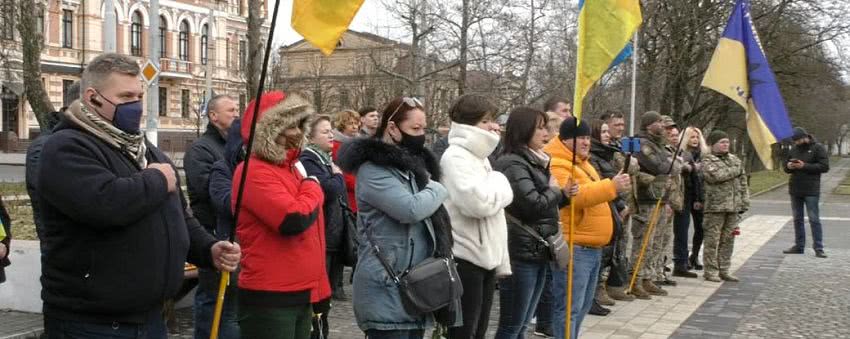 У Херсоні до Дня українського добровольця провели акцію пам'яті