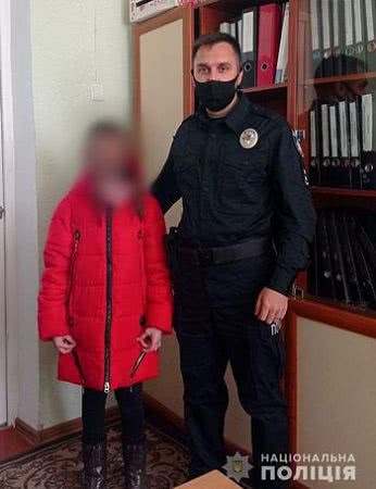 У Херсоні зниклу дівчинку швидко розшукали поліцейські