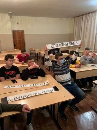 В спортивному коледжі провели турнір правознавців