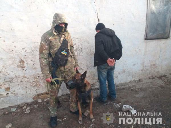 На Херсонщине служебная овчарка «Лакки» помогла задержать серийного вора