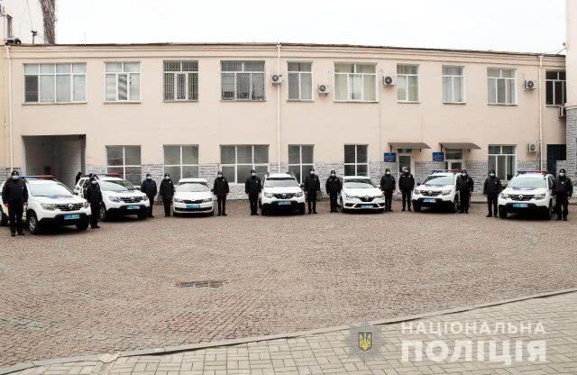 Полиция Херсонщины получила 7 новых служебных автомобилей