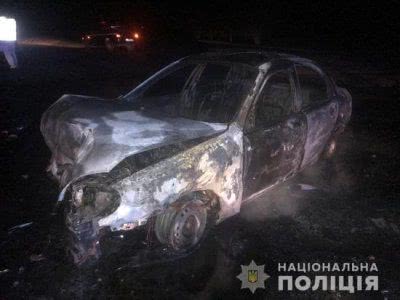 На Херсонщині після зіткнення один із автомобілів загорівся – поліція встановлює обставини