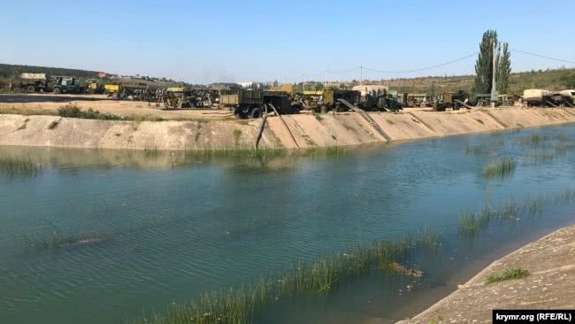 Тайганское водохранилище, сентябрь 2020 года