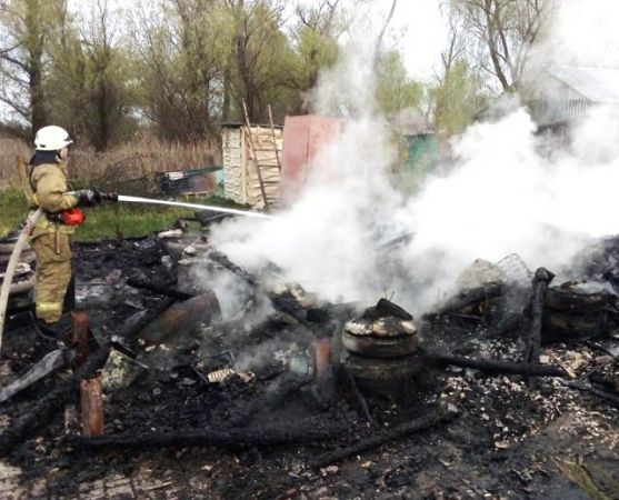 Возле Херсона полностью сгорела дача